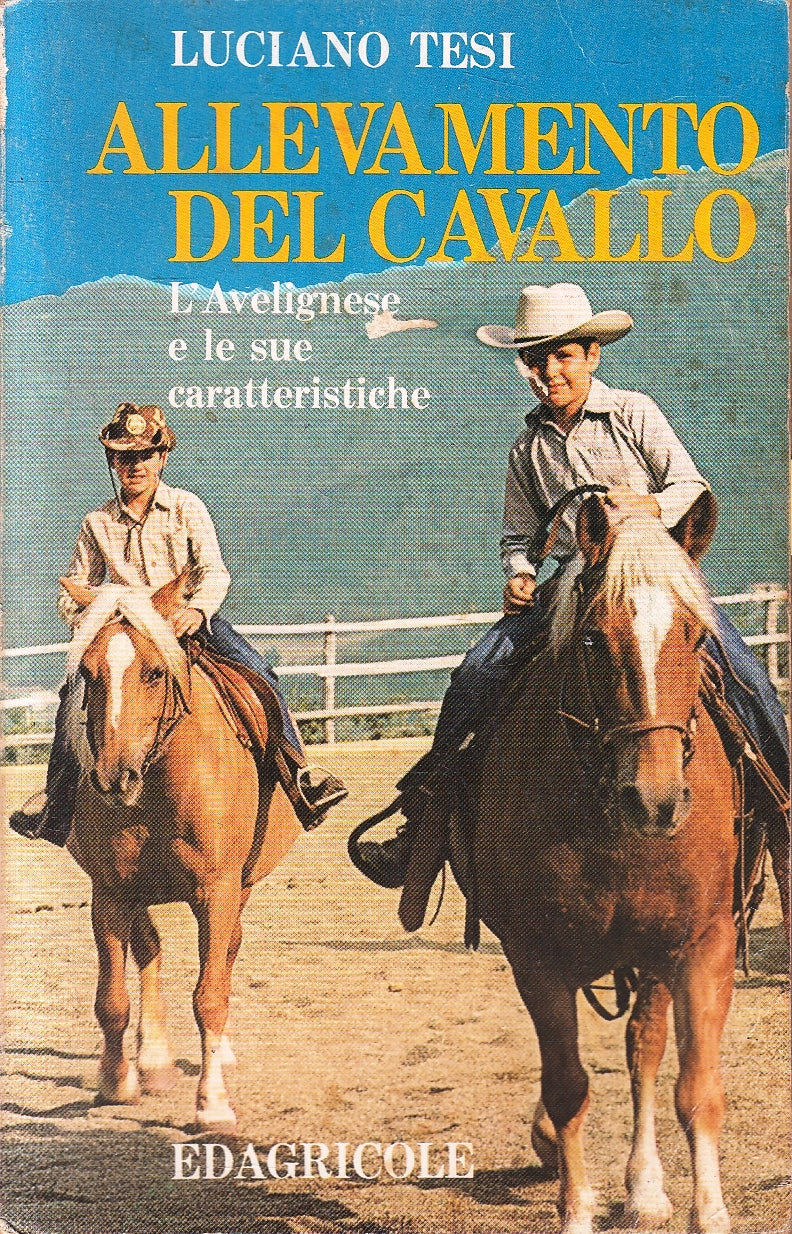LZ- ALLEVAMENTO DEL CAVALLO L'AVELIGNESE - TESI - EDAGRICOLE --- 1978- B- YFS161
