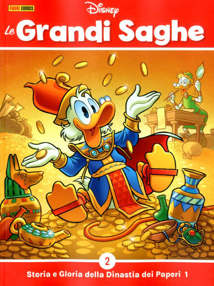 FD- LE GRANDI SAGHE N.2 STORIA GLORIA DINASTIA PAPERI 1-- PANINI DISNEY-- B- C24