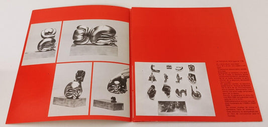 LT- TOTOCHE BERROCAL 1974 SCULTURA OMAGGIO FEDERICO FELLINI - BROCHURE - XFS162
