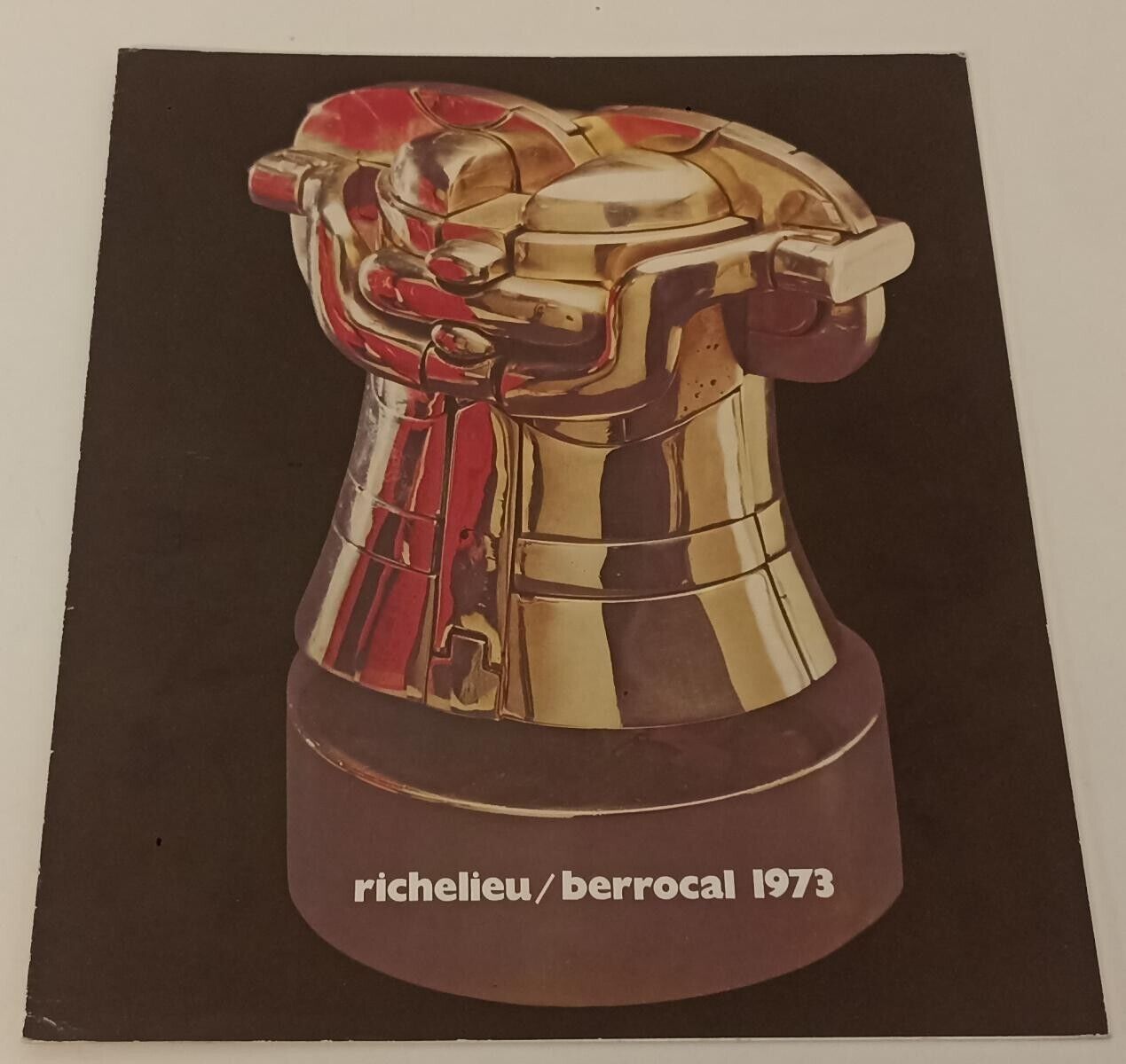 LT- RICHELIEU MIGUEL BERROCAL SCULTURA - BROSSURA BROCHURE PUBBLICITARIA- XFS162