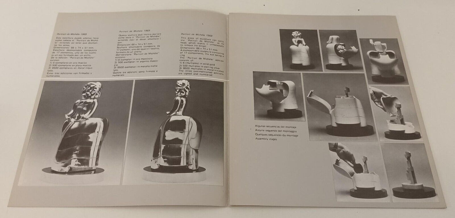 LT- MENINA II BERROCAL 73 SCULTURA - BROSSURA BROCHURE PUBBLICITARIA - XFS162