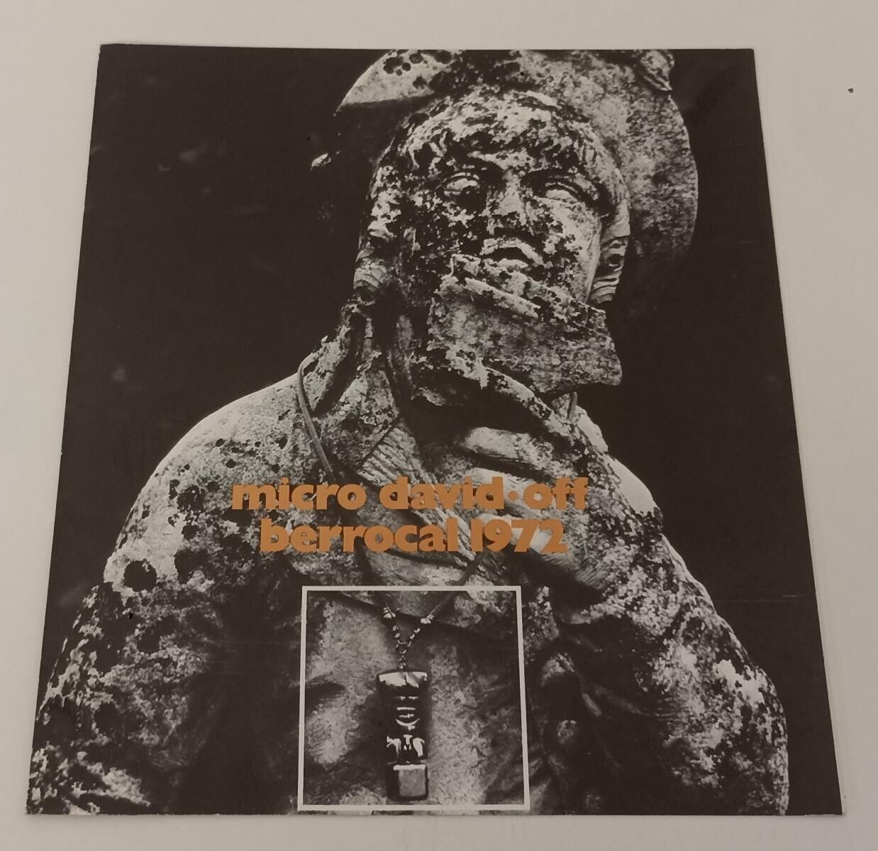 LT- MICRO DAVID OFF MIGUEL BERROCAL 1972 BROSSURA BROCHURE PUBBLICITARIA- XFS162