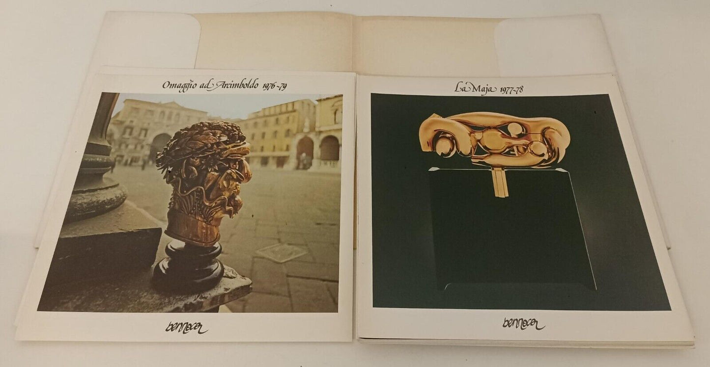 LT- DOSSIER MIGUEL BERROCAL SCULTORE CARTELLETTA 24 SCHEDE OPERE - XFS162