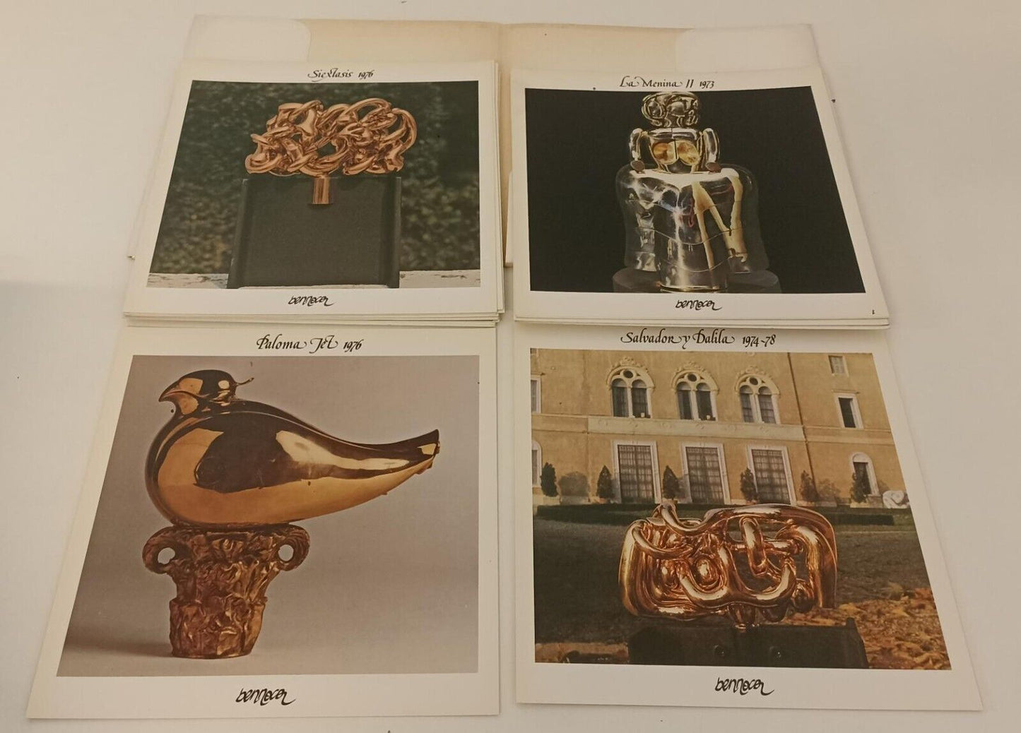LT- DOSSIER MIGUEL BERROCAL SCULTORE CARTELLETTA 24 SCHEDE OPERE - XFS162