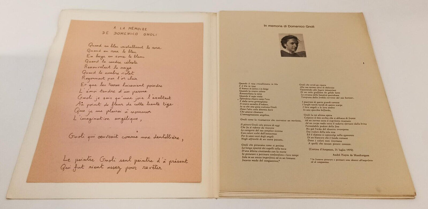 LT- IN MEMORIA DI DOMENICO GNOLI CATALOGO OPERE SUITES 31 - KRUGIER - XFS162