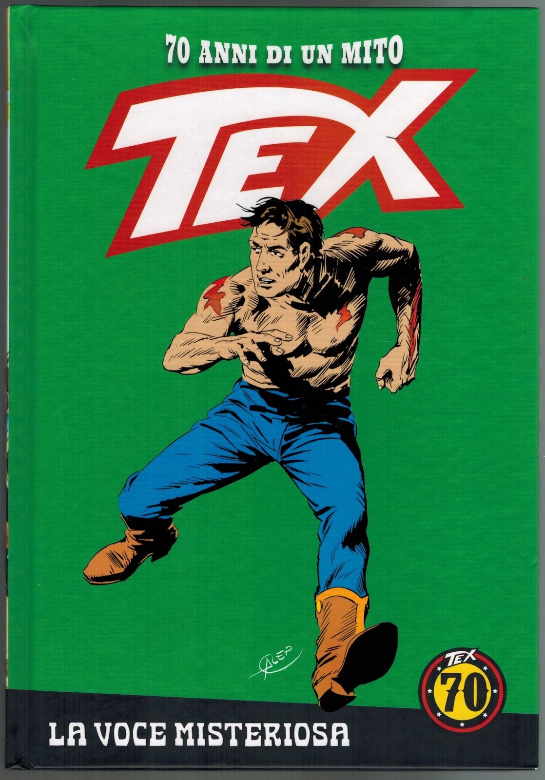 FB- 70 ANNI DI UN MITO TEX N.53 LA VOCE MISTERIOSA CON FIGURINE -- GdS -- C- G24