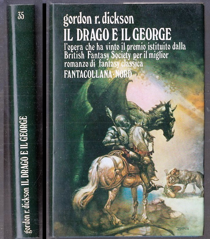 LF- IL DRAGO E IL GEORGE- GORDON DICKSON- FANTACOLLANA NORD 35--- 1985- CS - XFS