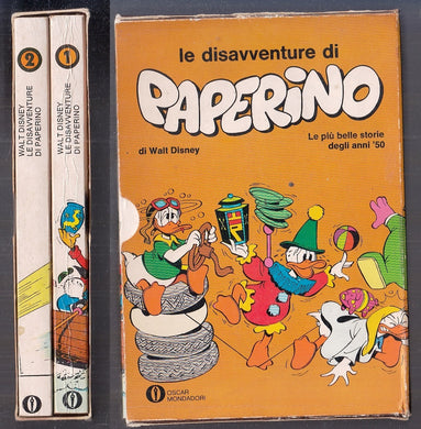 FD- LE DISAVVENTURE DI PAPERINO 1/2-- OSCAR MONDADORI DISNEY- 1a ED. 1976- B-R23