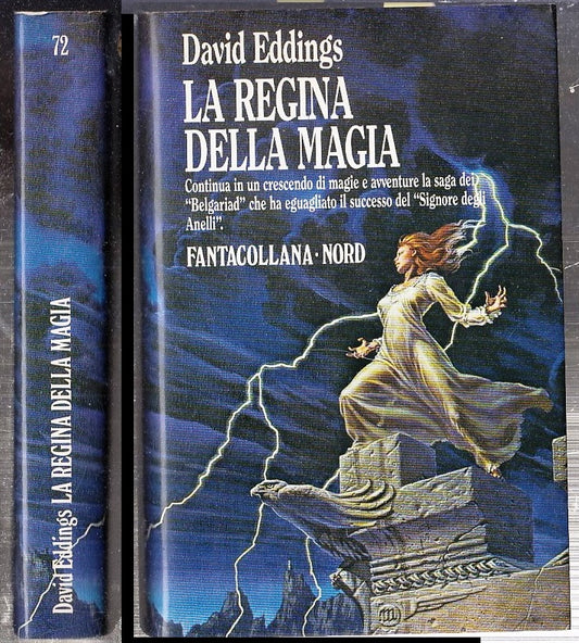 LF- LA REGINA DELLA MAGIA - DAVID EDDINGS- FANTACOLLANA NORD 72--- 1987- BS- XFS