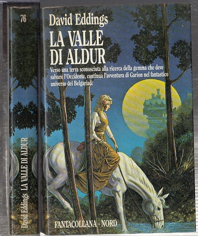 LF- LA VALLE DI ALDUR - DAVID EDDINGS - FANTACOLLANA NORD 76 --- 1987 - BS - XFS