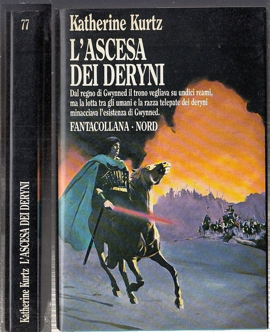 LF- L'ASCESA DEI DERYNI - KATHERINE KURTZ- NORD- FANTACOLLANA 77-- 1988- BS- XFS