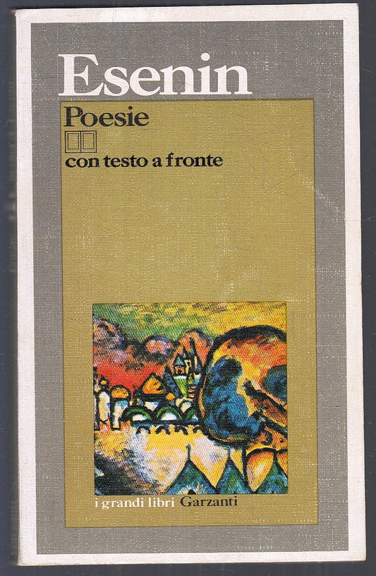 LN- POESIE CON TESTO A FRONTE - ESENIN - GARZANTI- I GRANDI LIBRI-- 1981- B- XFS