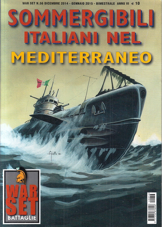 LM- WAR SET N.56 SOMMERGIBILI ITALIANI NEL MEDITERRANEO -- DELTA - 2014- B- XFS