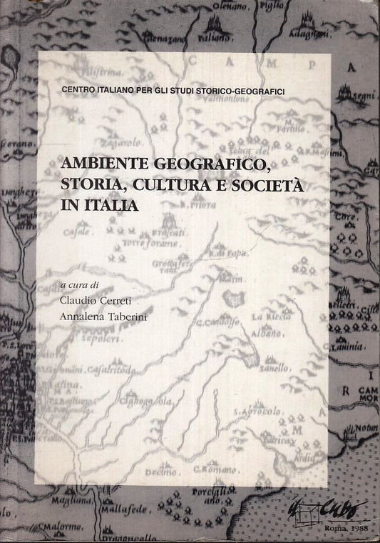 LZ- AMBIENTE GEOGRAFICO STORIA CULTURA E SOCIETA' IN ITALIA 1997 - YFS186
