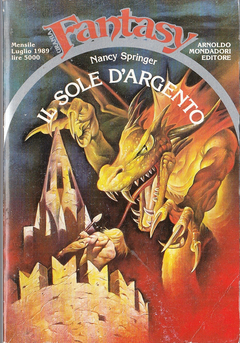 LN2- URANIA FANTASY N.14 IL SOLE D'ARGENTO - NANCY SPRINGER - MONDADORI - B- XFS