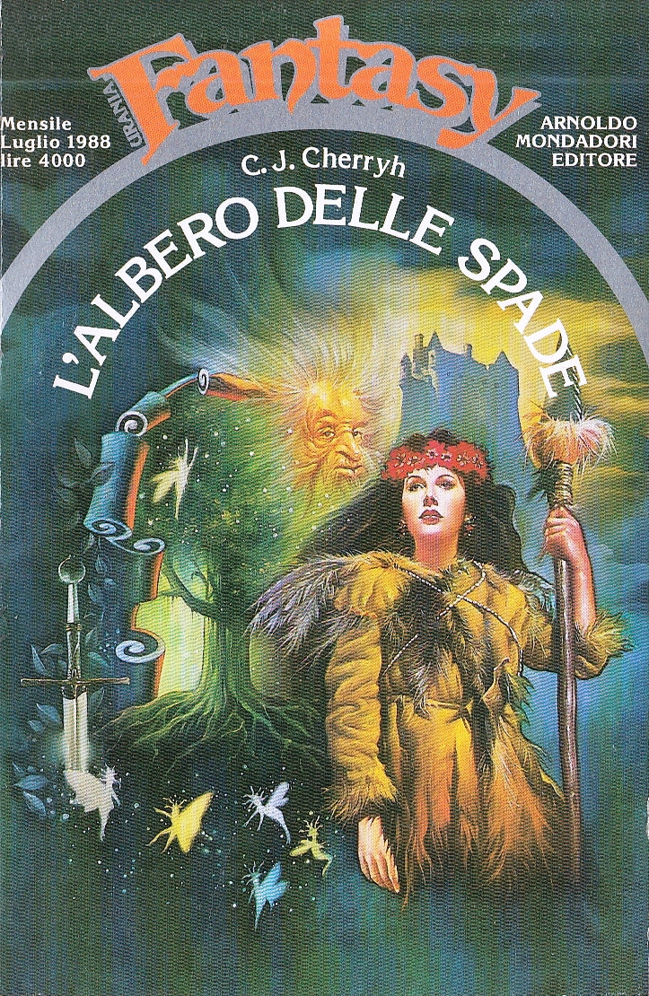 LF- URANIA FANTASY N.2 L'ALBERO DELLE SPADE - CHERRYH- MONDADORI--- 1988- B- XFS