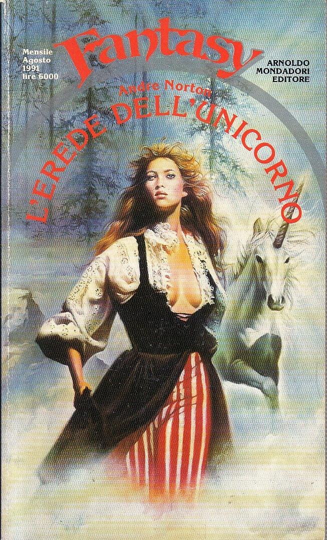LF- URANIA FANTASY N.39 L'EREDE DELL'UNICORNO- ANDRE NORTON- MONDADORI- 1991-XFS