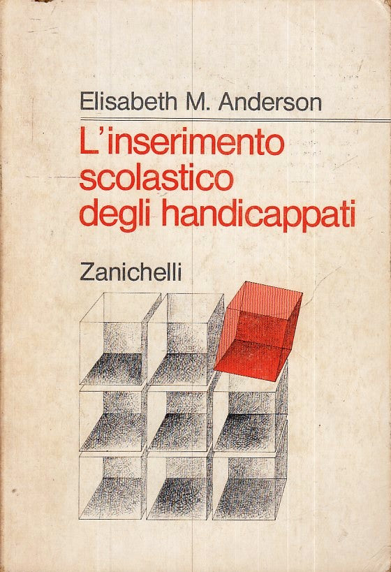 LZ- L'INSERIMENTO SCOLASTICO DEGLI HANDICAPPATI- ANDESCON- ZANICHELLI- B- YFS41