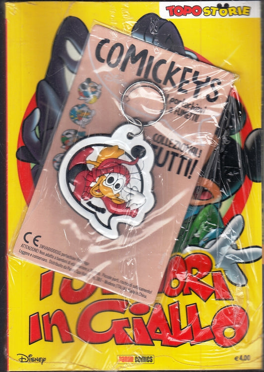 FD- TOPOSTORIE 16 I SIGNORI IN GIALLO blisterato PORTACHIAVI- PANINI- 2023-B-A24