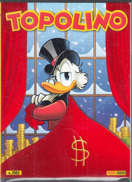 FD- TOPOLINO 3552 VARIANT NATALE FLOCCATA VELLUTATA-- PANINI DINSEY- 2023- B-A24