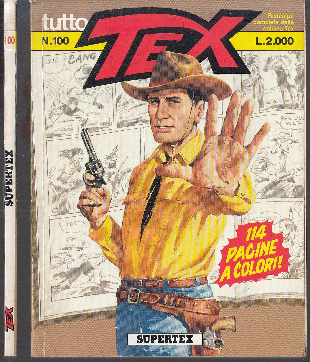 FB- TUTTO TEX N.100 SUPERTEX A COLORI TUTTOTEX -- BONELLI - 1991 - B - B24
