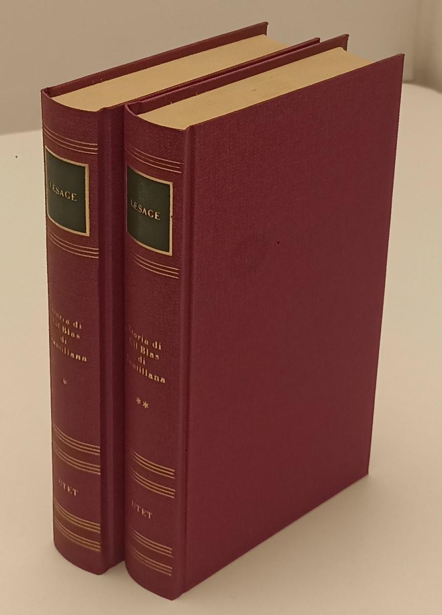 LN2- STORIA DI GIL BLAS DI SANTILLANA 2 VOLUMI - LESAGE- SCRITTORI UTET- C - XFS