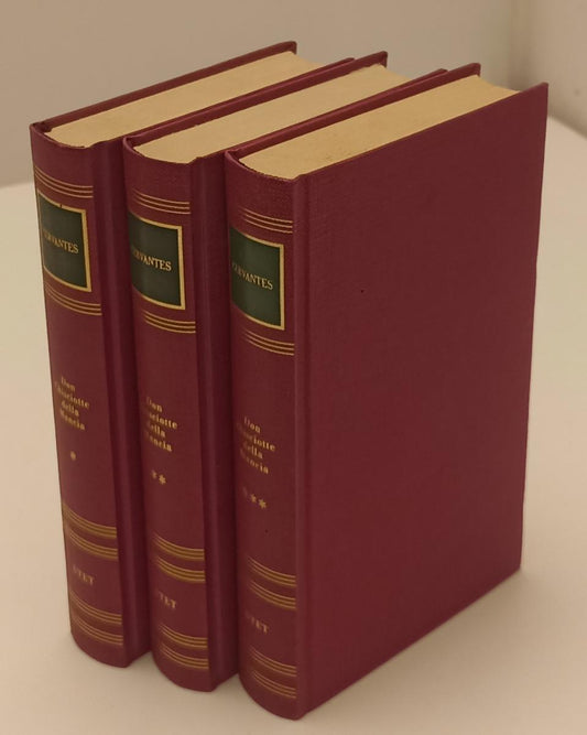 LN2- DON CHISCIOTTE DELLA MANCIA 3 VOLUMI - CERVANTES- SCRITTORI UTET- C- XFS