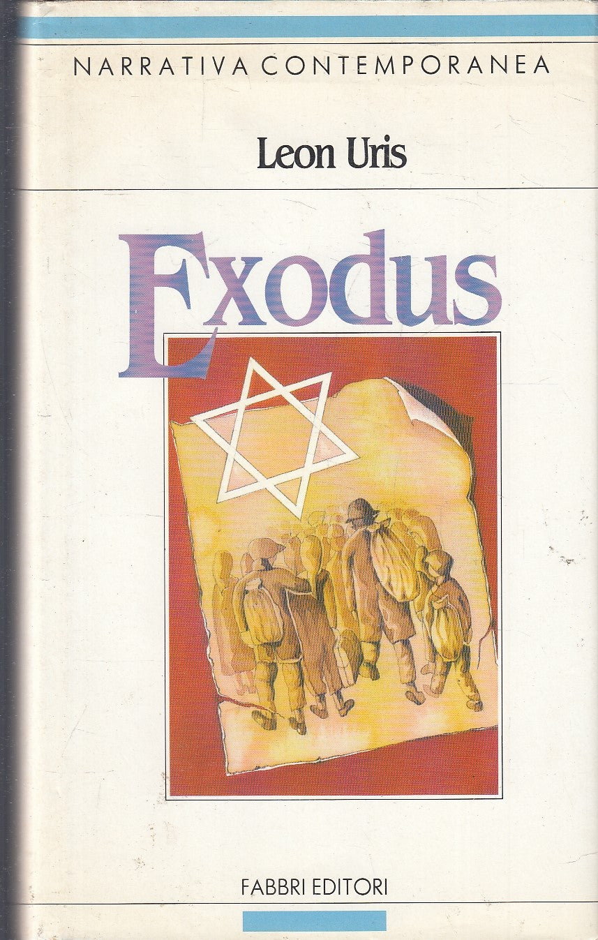 LN- EXODUS - LEON URIS - FABBRI - NARRATIVA CONTEMPORANEA -- 1992 - CS - YFS268