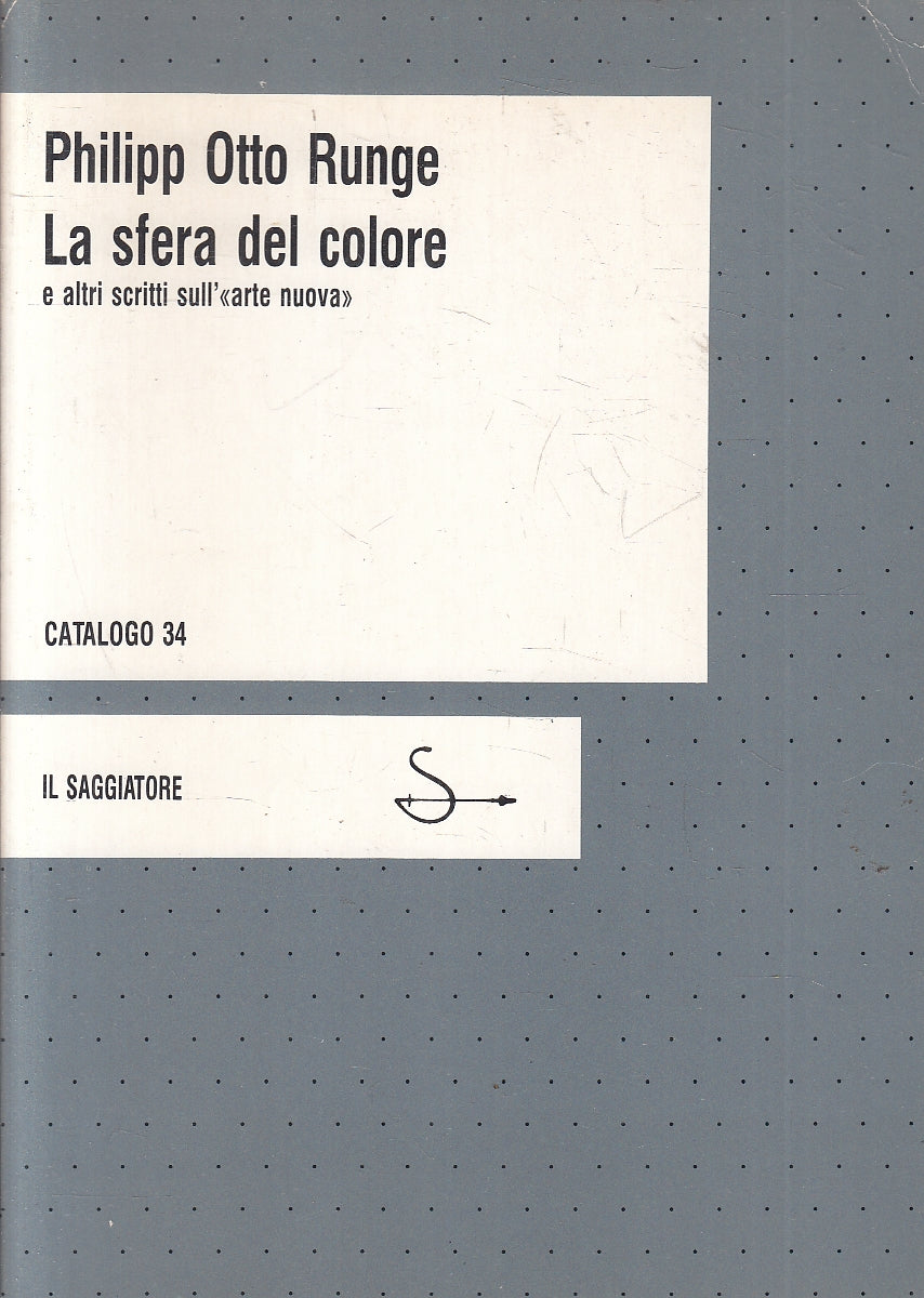 LS- LA SFERA DEL COLORE - PHILIPPE OTTO RUNGE - IL SAGGIATORE--- 1984- B- YFS192