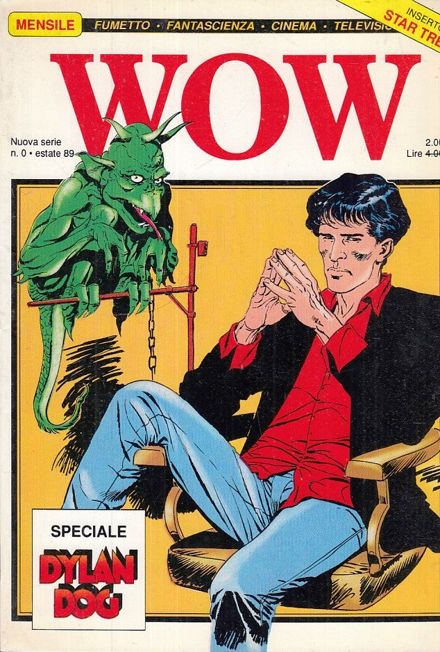 FB- WOW NUOVA SERIE N.0  SPECIALE DYLAN DOG INSERTO STAR TREK - 1989 - S - C24