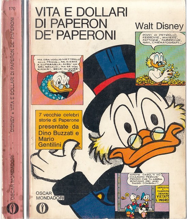 FD- OSCAR MONDADORI 170 VITA E DOLLARI DI PAPERON DE' PAPERONI - 1968 - B - C24