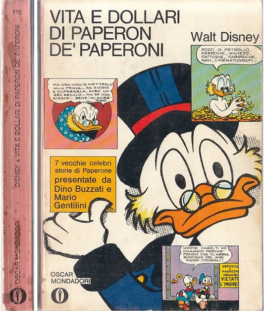 FD- OSCAR MONDADORI 170 VITA E DOLLARI DI PAPERON DE' PAPERONI - 1968 - B - C24