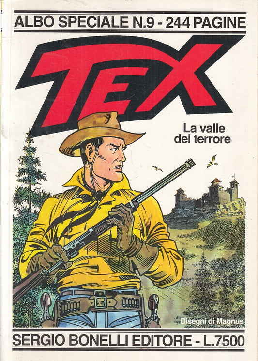FB- TEXONE TEX SPECIALE N.9 LA VALLE DEL TERRORE -- BONELLI - 1996 - B - C24