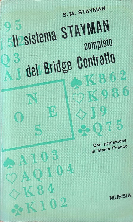 LZ- SISTEMA COMPLETO DEL BRIDGE CONTRATTO - STAYMAN - MURSIA --- 1965- B- YFS323