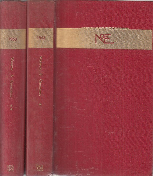 LN2- I NOBEL 1953 WINSTON S. CHURCHILL 2 VOLL.- CLUB DEGLI EDITORI - CS - JXS196