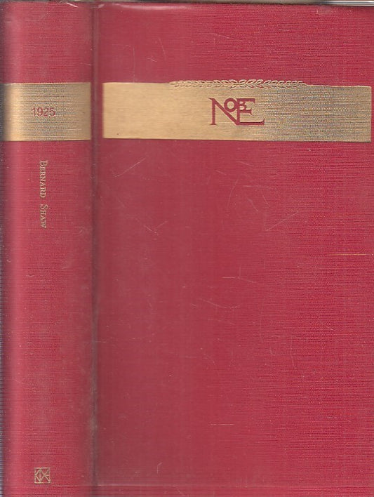 LN2- I NOBEL 1925 BERNARD SHAW - CLUB DEGLI EDITORI - CS - JXS196