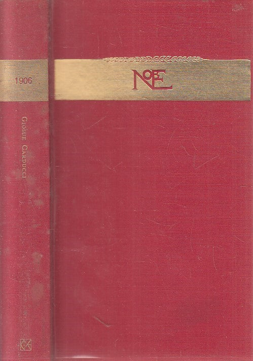 LN2- I NOBEL 1906 GIOSUE CARDUCCI - CLUB DEGLI EDITORI - CS - JXS197