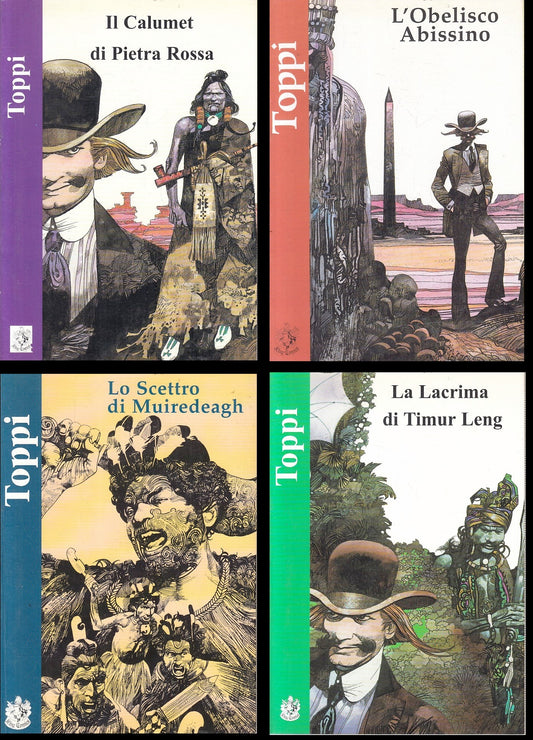 FV- IL COLLEZIONISTA 4 VOLUMI TIMUR LENG CALUMET- TOPPI- KING COMICS- 2002-B-D24