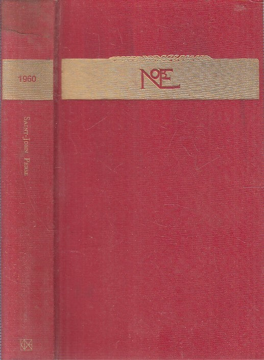 LN2- I NOBEL 1960 SAINT JOHN PERSE - CLUB DEGLI EDITORI - CS - JXS198