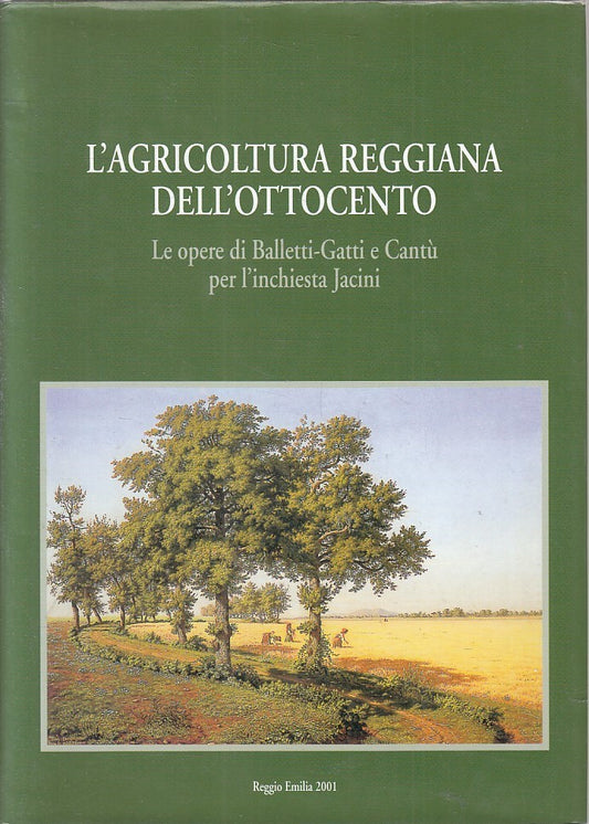 LS- L'AGRICOLTURA REGGIANA DELL'OTTOCENTO INCHIESTA JACINI - 2001 - CS - YFS391