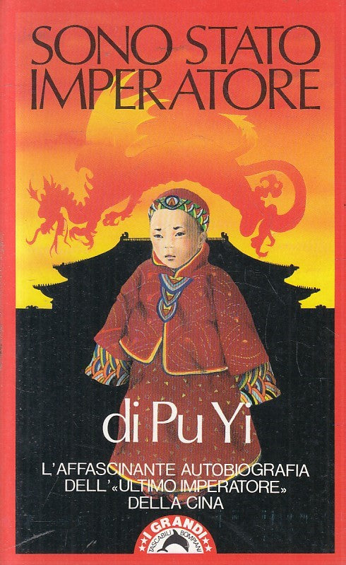 LS- SONO STATO IMPERATORE CINA - DI PU YI- BOMPIANI- GRANDI TASCABILI- B- YFS477