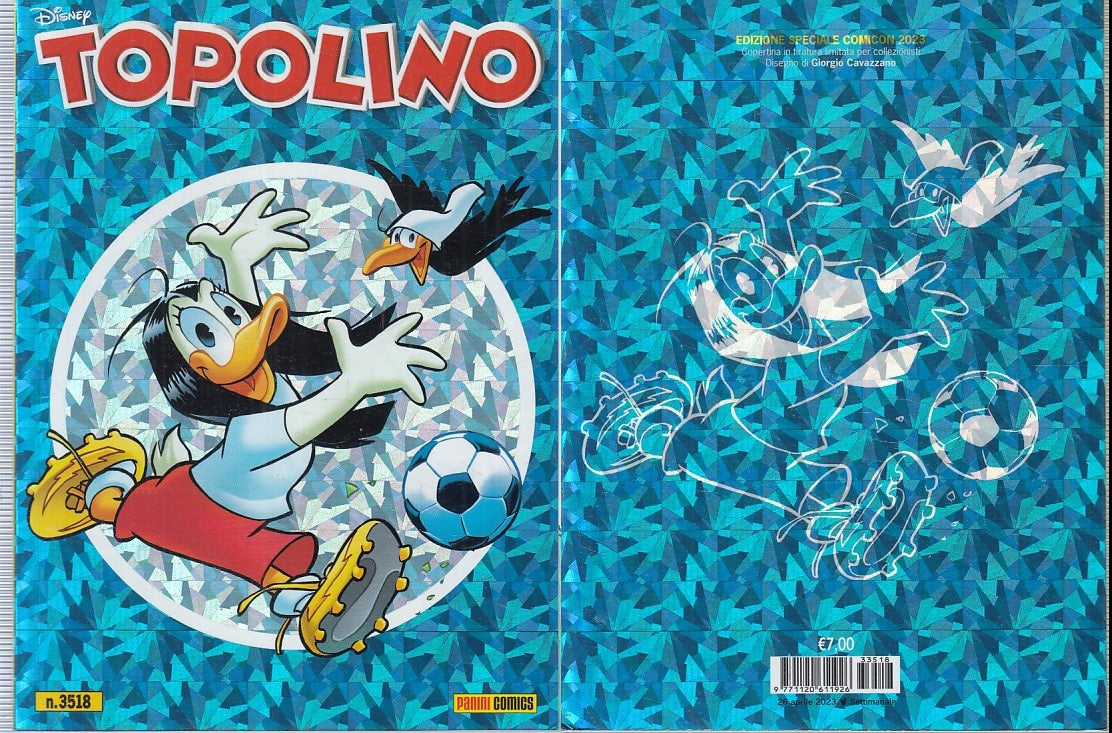 FD- TOPOLINO N.3518 EDIZIONE VARIANT NAPOLI COMICON 2023 - PANINI DISNEY- B- E24