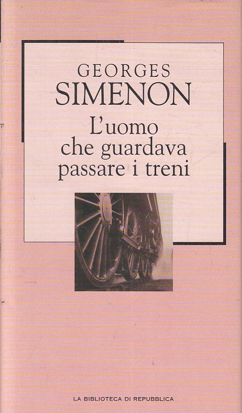 LN2- REPUBBLICA NOVECENTO N.24 UOMO GUARDAVA PASSARE I TRENI- SIMENON- CS-JXS206