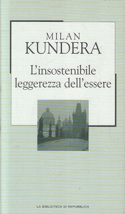 LN2- REPUBBLICA NOVECENTO 21 INSOSTENIBILE LEGGEREZZA ESSERE- KUNDERA- CS-JXS206