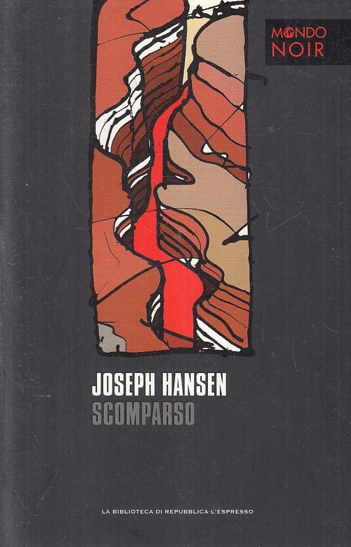 LN2- MONDO NOIR N.12 SCOMPARSO - HANSEN - BIBLIOTECA REPUBBLICA - B - JXS170