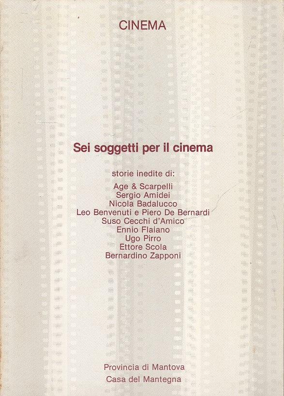 LW- SEI SOGGETTI PER IL CINEMA -- CASA MANTEGNA MANTOVA --- 1984 - B- YFS967