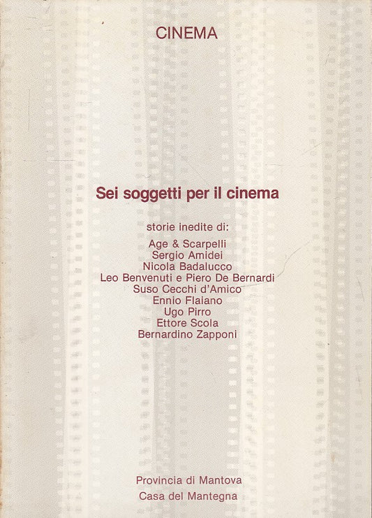 LW- SEI SOGGETTI PER IL CINEMA -- CASA MANTEGNA MANTOVA --- 1984 - B- YFS967