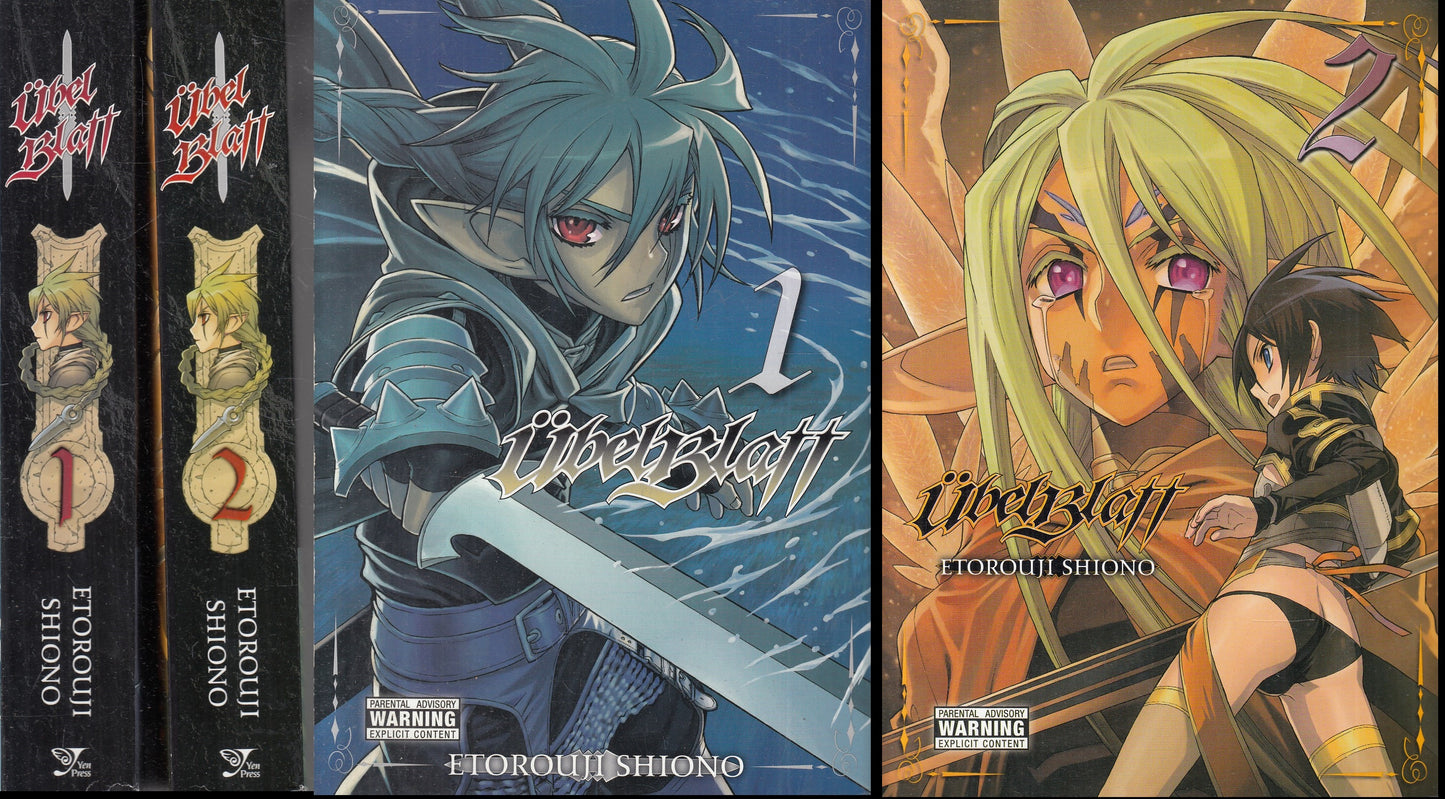 FM- UBEL BLATT 1/2 MANGA IN INGLESE 2 VOLUMI -- YEN PRESS -- B - H24