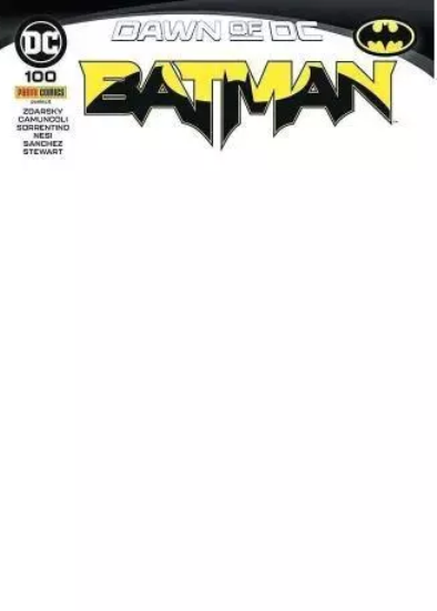 FS- BATMAN 100 VARIANT BLANK COVER -- PANINI DC - 2024 - S - H24