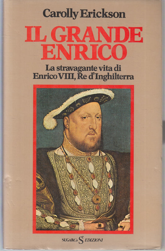 LS- IL GRANDE ENRICO VIII - COROLLY ERICKSON - SUGARCO --- 1982- CS- YFS575